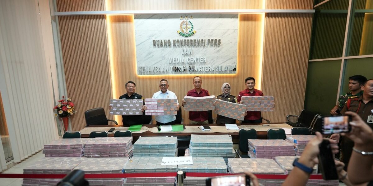 Kejati Sumsel Selamatkan Rp616 Miliar dari Kasus Kredit Bank, Kerugian Negara Rp1,3 Triliun