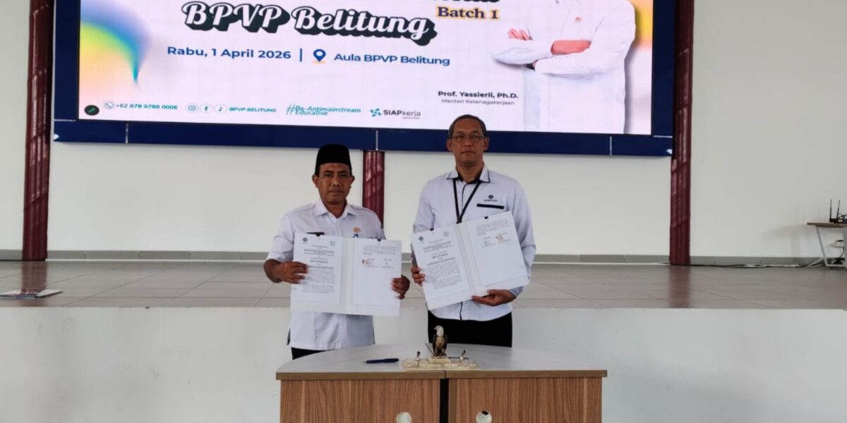 BPVP Belitung dan SMA N 2 Tanjungpandan Jalin Pelatihan Keterampilan Alumni