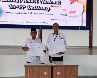 BPVP Belitung dan SMA N 2 Tanjungpandan Jalin Pelatihan Keterampilan Alumni