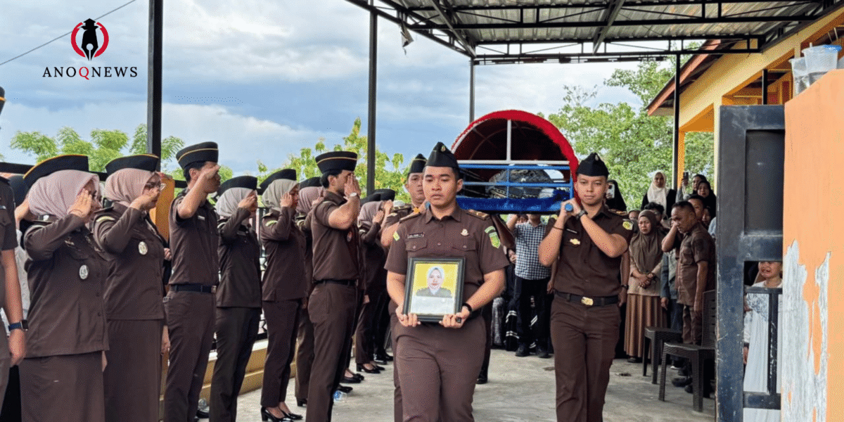 Pemakaman Jaksa Fungsional Kejari Sinjai Isnawati Yamin
