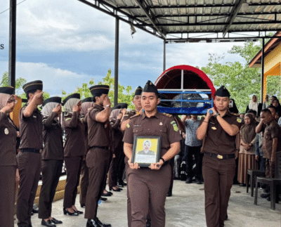 Pemakaman Jaksa Fungsional Kejari Sinjai Isnawati Yamin