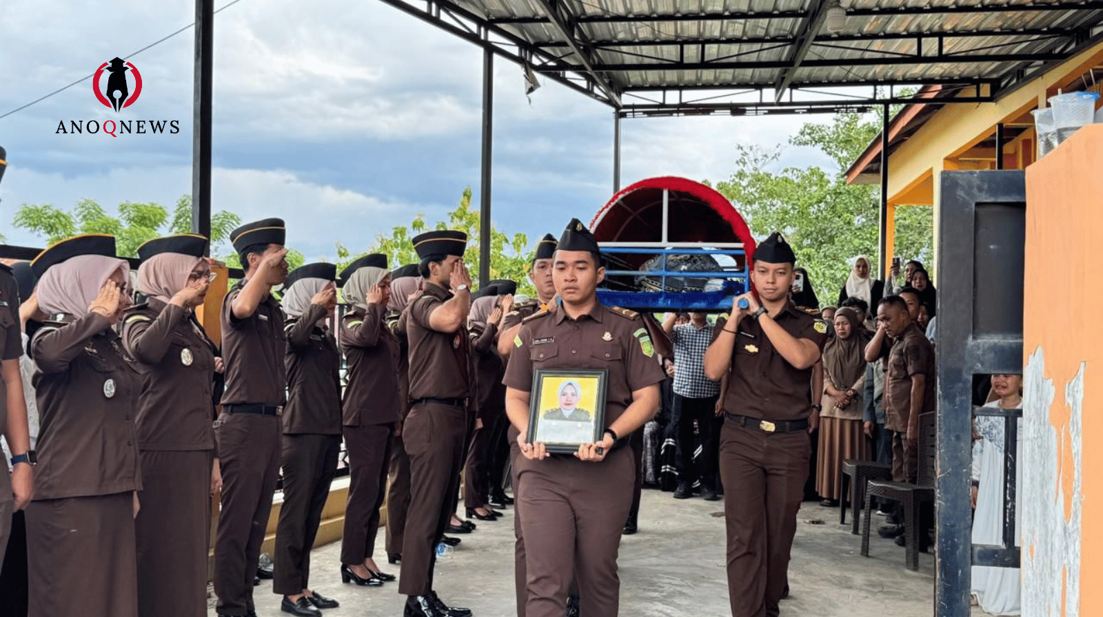 Pemakaman Jaksa Fungsional Kejari Sinjai Isnawati Yamin