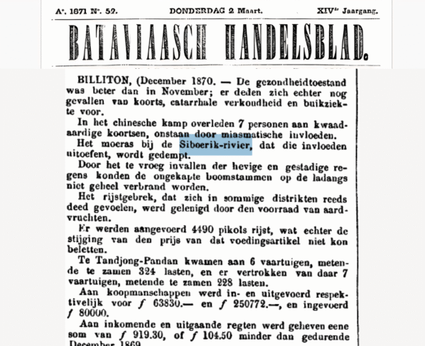 Misteri Maut di Musim Hujan, Wabah di Kampung Cina dan Harapan dari Sungai Siboerik (1870)