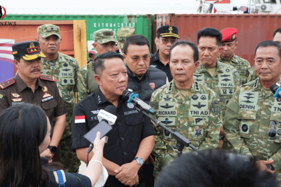 Pemeriksaan Kontainer Rare Earth Batam Satgas PKH, 15 Peti Dibuka