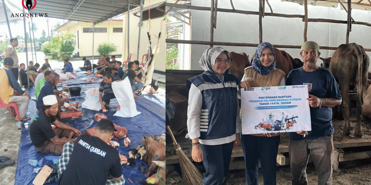 Penyaluran Hewan Kurban Pelindo Regional 2 Tanjungpandan ke Enam Titik di Belitung