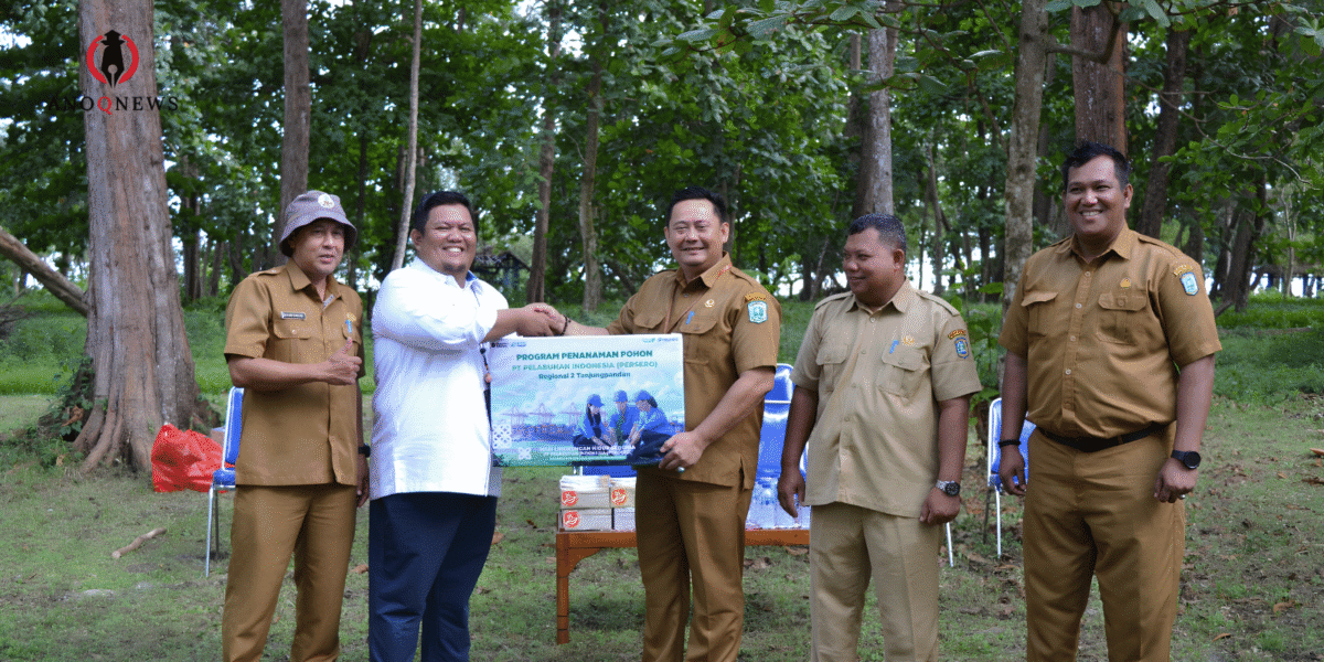 Penanaman 250 Pohon oleh Pelindo di Pantai Tanjung Pendam untuk Hari Lingkungan Hidup 2026