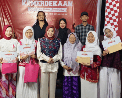 Juara Lomba Baca Puisi Kedai Pak Itam, Bunda Literasi Belitung Beri Pesan Haru