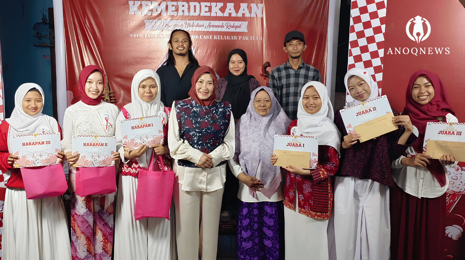 Juara Lomba Baca Puisi Kedai Pak Itam, Bunda Literasi Belitung Beri Pesan Haru