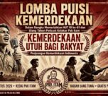 Lomba Puisi Kemerdekaan HUT RI ke-81 dan Ultah Podcast Kelakar Pak Itam di Belitung 2026